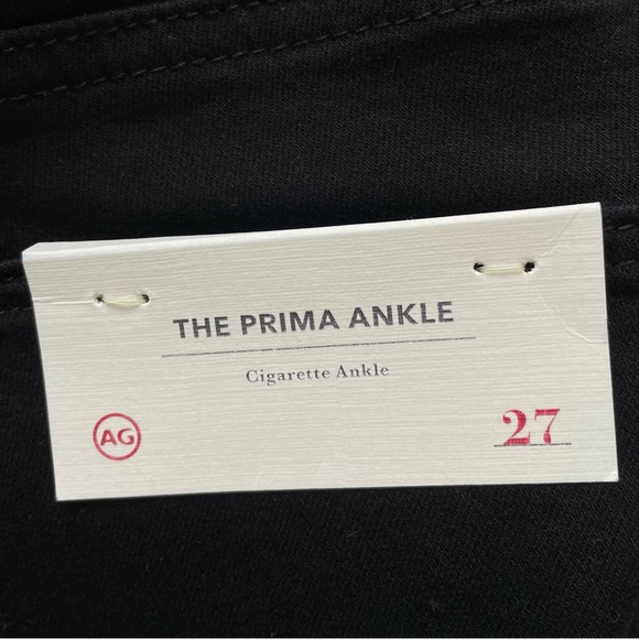 NWT - AG Adriano Goldschmied The Prima Ankle
Cigarette Jeans in Black Size 27R - Picture 15 of 17